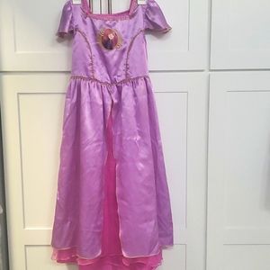 Disney Store Anna from Frozen deluxe nightgown sz 7/8